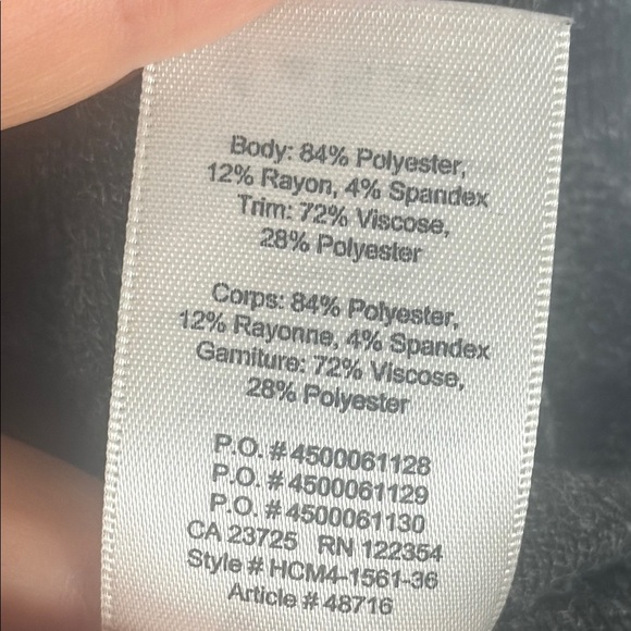 Aritzia Wilfred Sherbrooke Dark Gray Knit Oversized Sweater Size Large - Picture 7 of 10